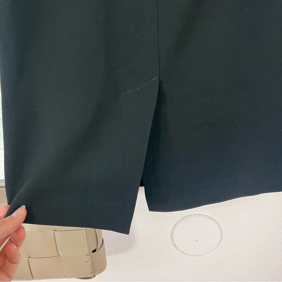 TALBOTS Black Skirt Plus size Petite Short Crepe Front Fully Lined Zippered 16WP - Picture 8 of 10